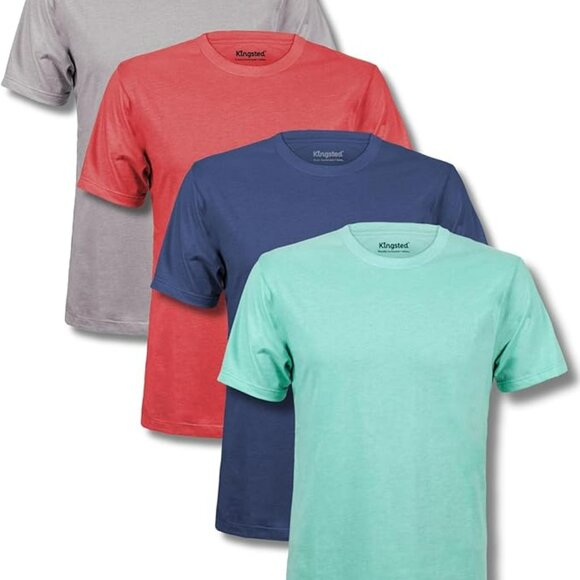 Kingsted T-Shirts for Men 4 Pack - Picture 1 of 2